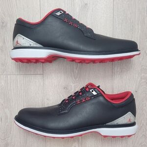 Nike Air Jordan ADG 5 Golf Shoes Black Fire Red FQ6642-001 Men's Sz 11 MSRP $195